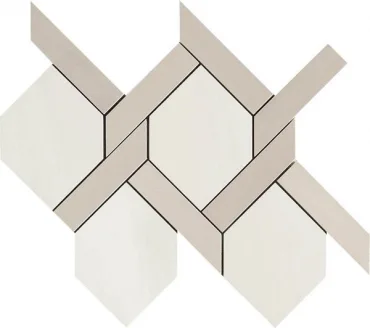 Мозаика Dom Spotlight Mosaic Cassettone Taupe Lux DSG26MC 21,6x31 глянцевая