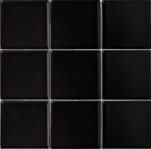 Мозаика Starmosaic Homework Black Glossy MH84000 30,6x30,6 глянцевая