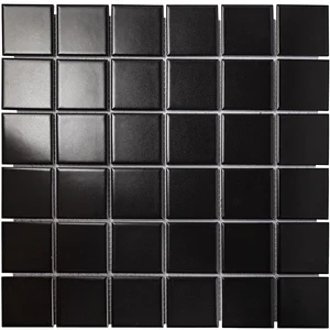 Мозаика Starmosaic Homework Black Matt 30,6x30,6 матовая