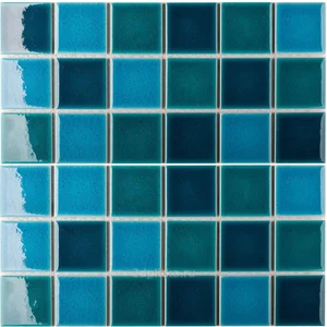 Мозаика Starmosaic Homework Crackle Green Mixed Glossy LWWB83333 30,6x30,6 глянцевая