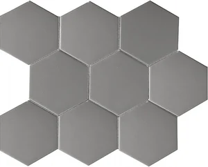 Мозаика Starmosaic Homework Hexagon Big Grey Matt 25,6x29,5 матовая