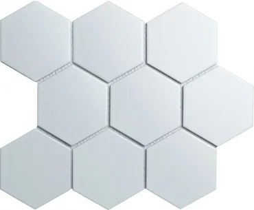 Мозаика Starmosaic Homework Hexagon Big White Matt 25,6x29,5 матовая