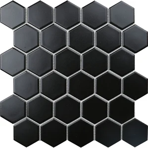 Мозаика Starmosaic Homework Hexagon Small Black Matt 26,5x27,8 матовая