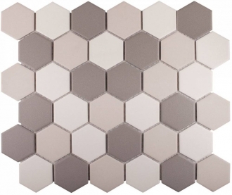 Homework Hexagon Small Grey Mix Antislip JMT55221