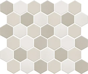 Мозаика Starmosaic Homework Hexagon Small LB Mix Antid 28,2x32,5 матовая