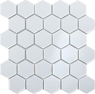 Homework Hexagon Small White Glossy