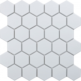Homework Hexagon Small White Matt