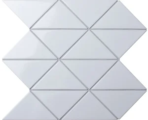 Мозаика Starmosaic Homework Triangolo White Glossy 26,25x26,25 глянцевая