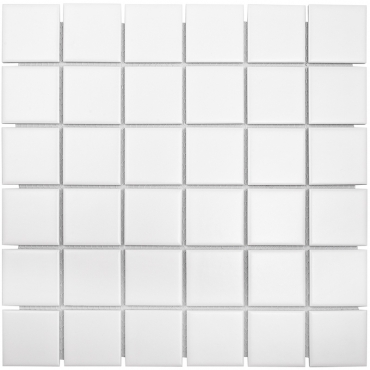Мозаика Starmosaic Homework White Matt 30,6x30,6 матовая