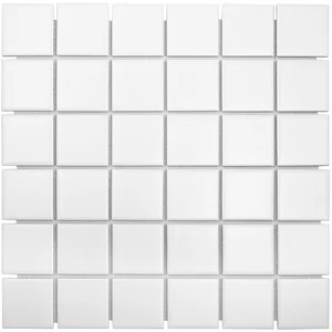 Мозаика Starmosaic Homework White Matt 30,6x30,6 матовая
