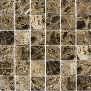 Мозаика Starmosaic Wild Stone Dark Emperador Polished JMST055 30,5x30,5 полированная