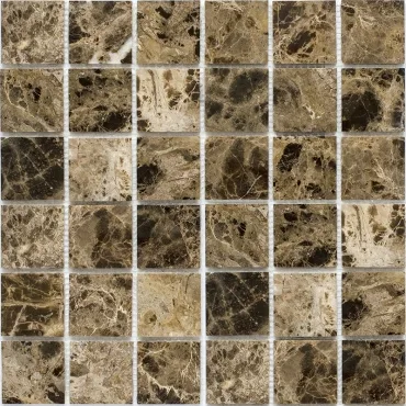 Мозаика Starmosaic Wild Stone Dark Emperador Polished 30,5x30,5 полированная