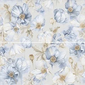 Керамогранит Staro DECORS Плитка Elite Bluebell Decor A+B 60x120 Matt в комплекте 50560166 матовый