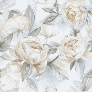 Керамогранит Staro DECORS Плитка Elite Peonies Decor A+B 60x120 Matt в комплекте 37523178 матовый
