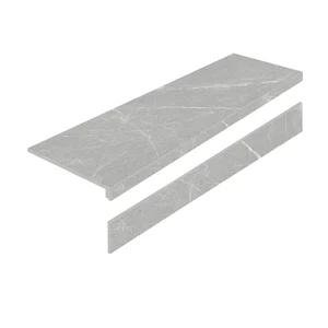 Staro L Ступень с подступенником 68892864 Dakota Gris 32x120 противоскользящая