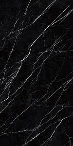 Широкоформатный керамогранит Staro Slab Polished 12мм Слэб керамический BLACK MARQUINA 160x320 POLISHED 50831656 полированный