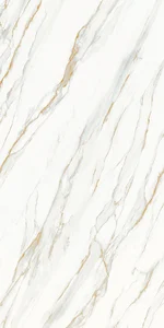 Широкоформатный керамогранит Staro Slab МАТТ 12мм Слэб керамический CALACATA GOLD 160x320 HONED 15909617 сатинированный