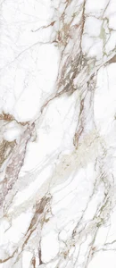 Широкоформатный керамогранит Staro Slab Polished 6мм Слэб керамический CALACATTA ROSE 120x278 HIGH GLOSSY 36290890 глянцевый