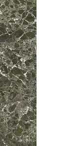 Широкоформатный керамогранит Staro Slab Full Body 12мм Слэб керамический PEACOCK VERDE 80x320 TEXTURE 30165814 матовый с рельефом