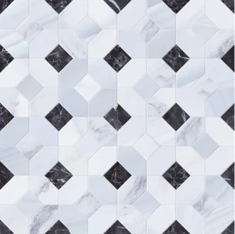 Statuario Mosaico Abadia Perla
