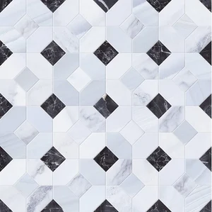 Декоративный элемент Gaya Fores Statuario Mosaico Abadia Perla 45x45 глянцевый