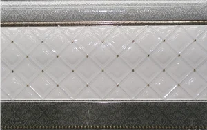 Бордюр Gaya Fores Statuario Zocalo Vesta Perla 21,5x34 глянцевый