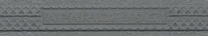 Бордюр Aparici Steel Grey Cf-A 4,5x25,3 матовый