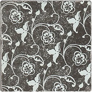 Плитка Stone4home Marble Black Motif №2 10x10 матовая