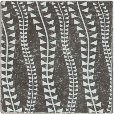Плитка Stone4home Marble Black Motif №4 10x10 матовая