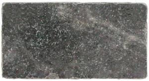 Плитка Stone4home Marble Tumbled Black 7,5x15 матовая