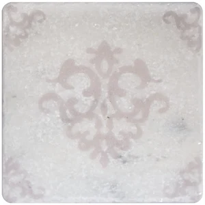 Плитка Stone4home Marble White Motif №3 10x10 матовая