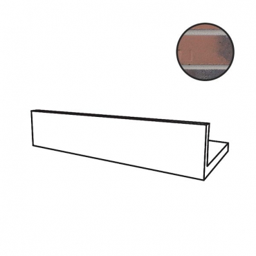 Спецэлемент Stroeher Brickwerk угол откоса 4526 Flammenrot 95052-030 11,5x24 натуральный