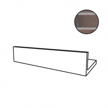Спецэлемент Stroeher Brickwerk угол откоса 4528 Violettrot 95052-031 11,5x24 натуральный