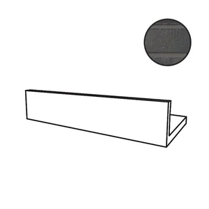 Спецэлемент Stroeher Brickwerk угол откоса 4585 Eisenschwarz 95052-032 11,5x24 натуральный