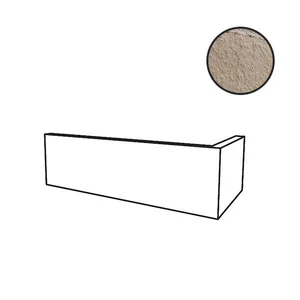 Клинкерная плитка Stroeher Farbklang угол 2113 Light Beige 95006-014 11,5x24 натуральная