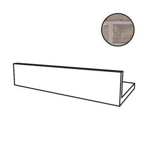 Спецэлемент Stroeher Kontur Угол Откоса 3976 Grey-Mix Engobed 95044-030 11,5x24 натуральный