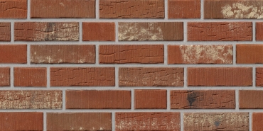 Клинкерная плитка Stroeher Steinlinge 2725 Shabbyrot 95129-004 7,1x24 структурированная