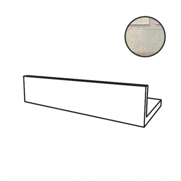 Спецэлемент Stroeher Wasserbrand угол откоса 4413 Kornbeige 95051-037 11,5x24 натуральный
