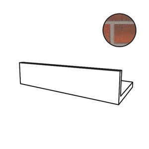 Спецэлемент Stroeher Wasserbrand угол откоса 4425 Lavarot 95051-040 11,5x24 натуральный
