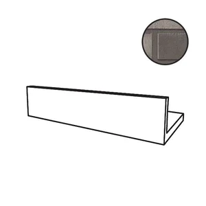 Спецэлемент Stroeher Wasserbrand угол откоса 4475 Graumelange 95051-050 11,5x24 натуральный