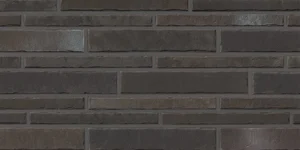 Клинкерная плитка Stroeher Zeitlos 1985 Kohleglanz 95121-025 7,1x40 структурированная