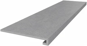 Kerama Marazzi Ступень клееная Фондамента серый светлый DL500820R/GCF 33x119,5 матовая