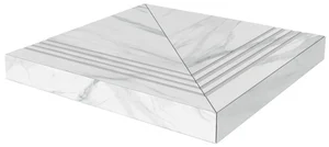 Kerama Marazzi Ступень Монте Тиберио лаппатированный угловая SG507102R/GCA 33x33 лаппатированная