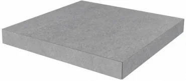 Kerama Marazzi Ступень угловая клееная Фондамента серый светлый DL500820R/GCA 33x33 матовая