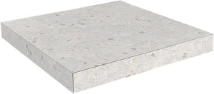 Kerama Marazzi Ступень угловая клееная Терраццо беж светлый SG631820R/GCA 33x33 матовая