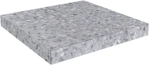 Kerama Marazzi Ступень угловая клееная Терраццо серый SG632620R/GCA 33x33 матовая