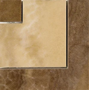 Вставка Ceracasa Taco Ducale 2 Beige 9,5x9,5 глянцевая