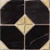 Вставка Vives Taco Iliada-Pr Negro 10,8x10,8 полированная