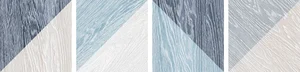 Вставка Gaya Fores Taco Melange Blue 16,5x16,5 матовая