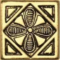 Вставка Moneli Decor Tacos De Bronce Taco Trebol 4x4 матовая